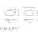 BREMBO Bremsklötze HA | MERCEDES | P 50 162