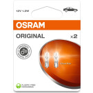 OSRAM W12W 12V 12W W2x4.6d Glühlampen - 2er Blister Pack