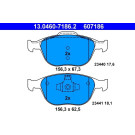 Bremsbelagsatz Ford P. Fiesta/Focus/Tourneo/Transit 1,8-2,0 02-13 | 13.0460-7186.2