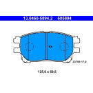 ATE Bremsbeläge | 13.0460-5894.2