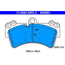 Bremsbelagsatz Porsche P. Cayenne 02 | 13.0460-4993.2