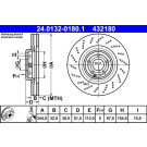 Bremsscheibe | 24.0132-0180.1