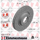 ZIMMERMANN Bremsscheibe | 460.4511.70