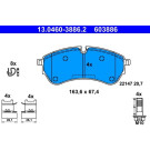 Bremsbelagsatz, Scheibenbremse | 13.0460-3886.2