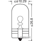 W5W Osram | 24V 5W W2,1X9,5D | GLASSOCKEL | 2845