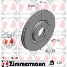 ZIMMERMANN Bremsscheibe | 285.3524.20