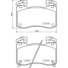 BREMBO Bremsklötze VA | KIA Stinger 17 | P 30 113