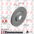 83 481 057 Sport Bremsscheibe HA Sport | MAZDA 3 MPS 03 | 370.3084.52