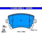 Bremsbelagsatz Audi T. A4/A6 03-11 | 13.0460-2888.2