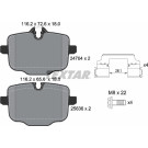 Bremsbelagsatz Bmw T. 7 3.0-4.4 15 | 2470401