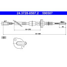 ATE Kupplungsseil | 24.3728-0507.2