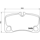 BREMBO Bremsklötze HA | PORSCHE 911 04-12 | P 65 013