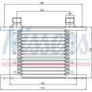 Ölkühler Industrie | ALU-ÖLKÜHLER 16 ROW-AL œ Zoll | 90063