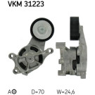 Spannrolle Nebentrieb | AUDI A3,SEAT,SKODA,VW Golf V | VKM 31223