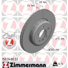 ZIMMERMANN Bremsscheibe | 150.3480.32