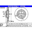 Bremsscheibe | 24.0132-0184.1