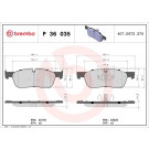 BREMBO Bremsklötze VA | JAGUAR F-Pace, XE, XF 15 | P 36 035