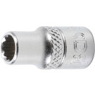 BGS Steckschlüssel-Einsatz Zwölfkant | Antrieb Innenvierkant 6,3 mm (1/4"""") | SW 6 mm | 10776