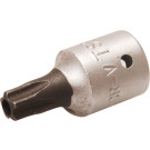 BGS Bit-Einsatz | Antrieb Innenvierkant 6,3 mm (1/4"""") | TS-Profil (für Torx Plus) mit Bohrung TS30 | 2355-TS30