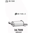 Endschalldämpfer | OPEL Meriva 04 | 34.7009