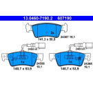 Bremsbelagsatz Vw T. Touareg 2.5-6.0 03-10 | 13.0460-7190.2