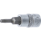 BGS Bit-Einsatz | Antrieb Innenvierkant 6,3 mm (1/4"""") | TS-Profil (für Torx Plus) mit Bohrung TS15 | 5184-TS15