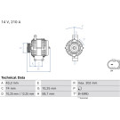 Lichtmaschine | FORD Transit 13 | 0 986 086 040