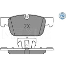 Bremsbelagsatz, Scheibenbremse | 025 220 9817/PD