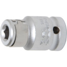 BGS Bit-Adapter mit Haltekugel | Innenvierkant 12,5 mm (1/2"""") | Innensechskant 8 mm (5/16"""") | 293