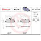 BREMBO Bremsklötze VA | BMW 1, 2 MINI Clubman 06 | P 06 034