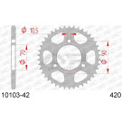 AFAM Kettenrad STAHL 42 Zähne | für 420 | 10103-42