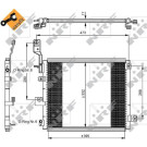 Kondensator, Klimaanlage | 350047