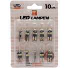 10 Stück Glassockel W5W 15 x 3014 SMD Weiß T10 Canbus | LIMSPAR1