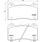 BREMBO Bremsklötze VA | FORD Focus 10 | P 24 202