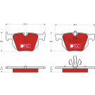 Bremsbelagsatz Bmw T. 3 05-13 Dtec Cotec | GDB1560DTE