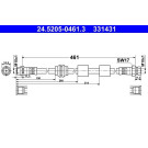 Bremsschlauch | 24.5205-0461.3