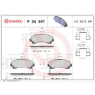 BREMBO Bremsklötze VA | ISUZU D-Max 12 | P 34 007