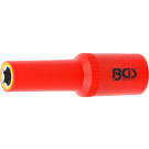 BGS VDE-Steckschlüssel-Einsatz Sechskant | Antrieb Innenvierkant 12,5 mm (1/2"""") | SW 10 mm | 72060