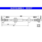 Bremsschlauch | 24.5112-0492.3