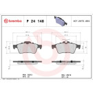 BREMBO Bremsklötze Xtra HA | FORD C-Max, Focus VOLVO V40 06 | P 24 148X