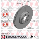 ZIMMERMANN Bremsscheibe | 460.1557.75