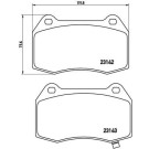 BREMBO Bremsklötze VA | HONDA Integra NISSAN 350Z 02-09 | P 56 047