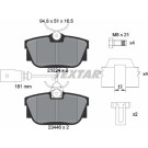 Bremsbelagsatz Vw T. Sharan/Galaxy 00-/T4 97- 2 Sensoren | 2344605