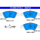 Bremsbelagsatz Db P. W204 280-350/W212/Cls | 13.0460-2734.2