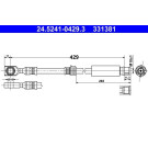 ATE Bremsschlauch | 24.5241-0429.3