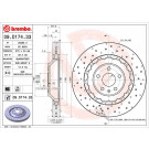 Bremsscheibe VA | AUDI A3 12 | 09.D174.33