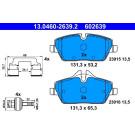 Bremsbelagsatz, Scheibenbremse | 13.0460-2639.2