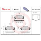 BREMBO Bremsklötze VA | HYUNDAI H-1 KIA Carnival 05 | P 30 041