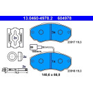 Bremsbelagsatz Peugeot P. Boxer 1.9-2.8 Hdi 94 | 13.0460-4978.2