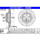 Bremsscheibe Db T. W166 2.1-3.0 4-Matic 11 | 24.0122-0287.1